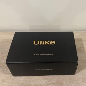 Ulike IPL Hair Removal Device - Black and Gold Box